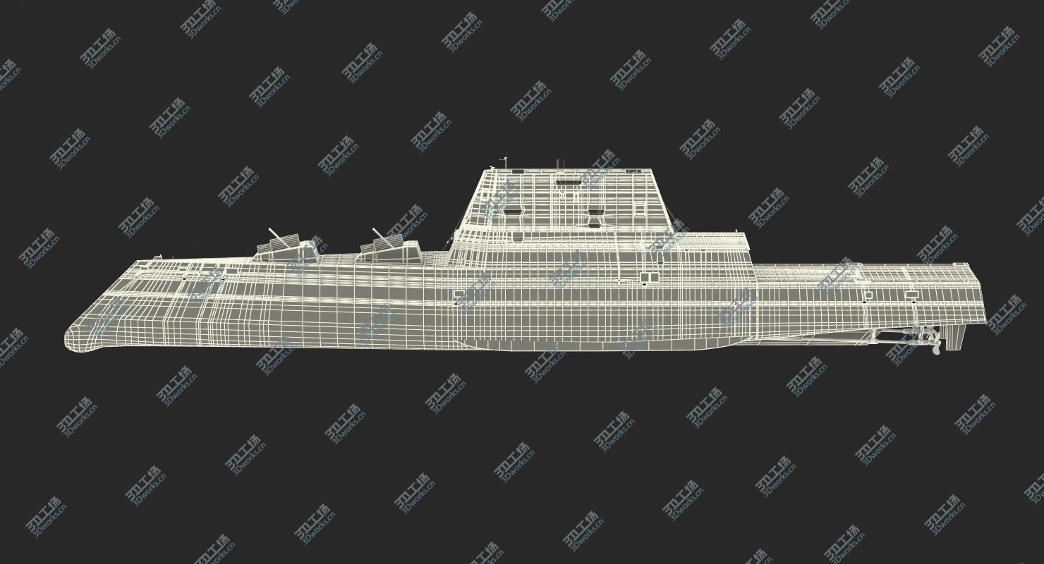 images/goods_img/2021040165/Zumwalt Class Destroyer US Stealth Ship/4.jpg